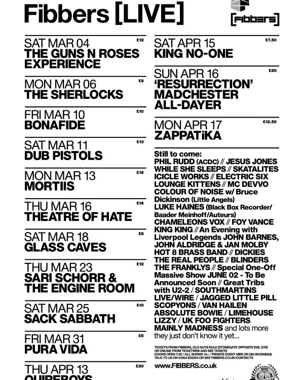 2017 March & April listings