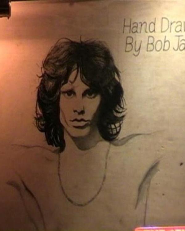 The Snug, hand-drawn art by Bob Jackson