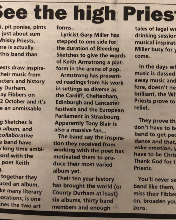 1995 Whiskey Priests review