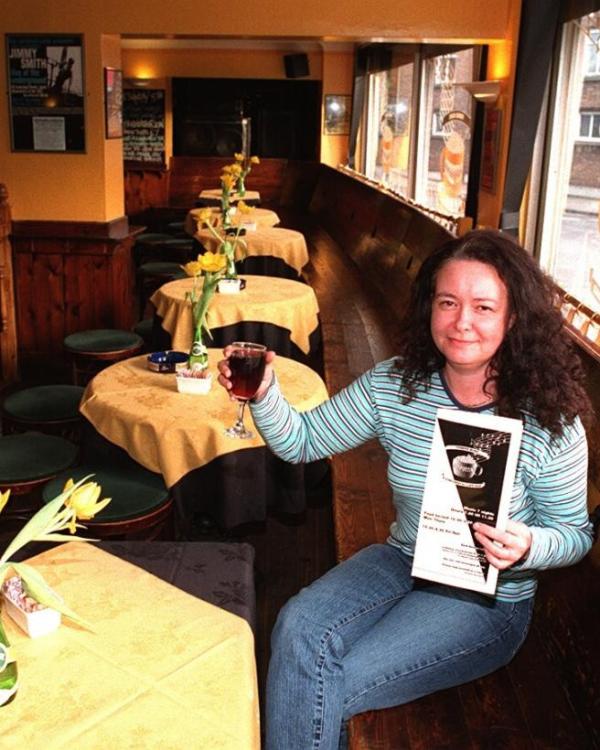 Michelle, the woman that made the food - and Fibbers - happen