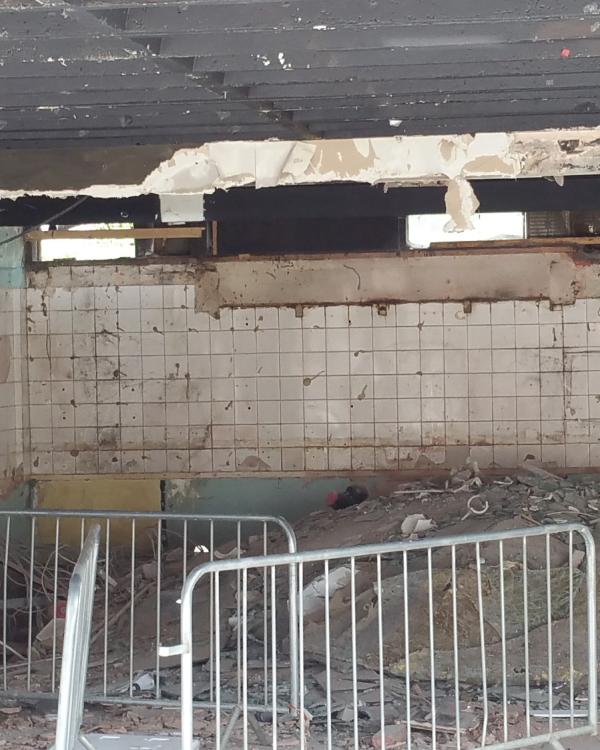 2016 Stonebow House demolition, kitchen and office