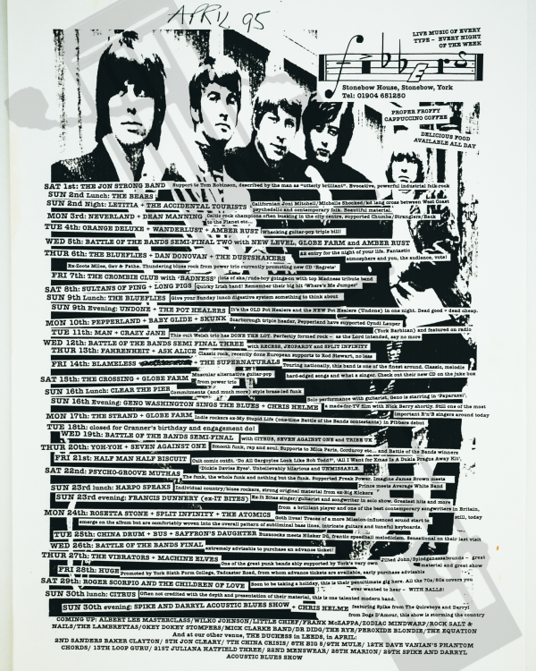1995 April Yardbirds flyer