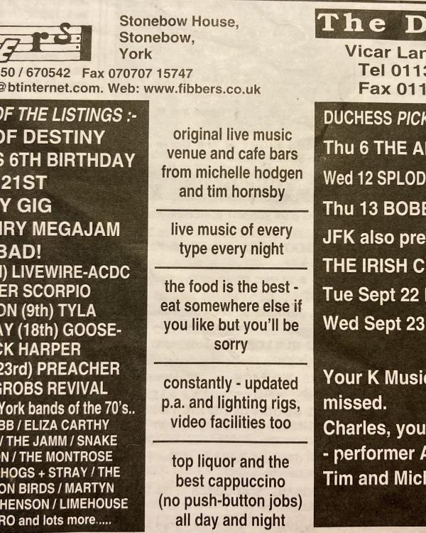 1998 Youth Music advert