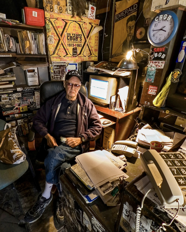 CBGB of New York with Hilly Kristal, the venue I always wanted Fibbers to be, and the owner/promoter I always wanted to be