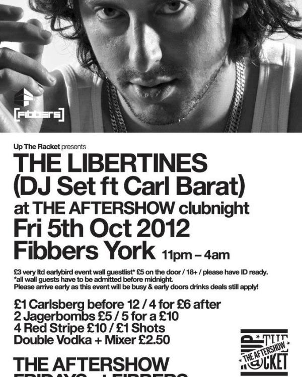 2012 Carl Barat aftershow