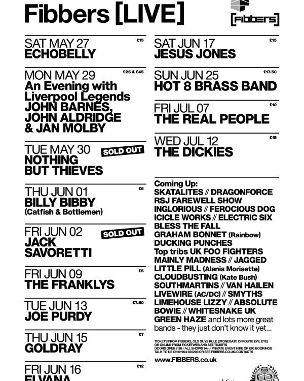 2017 May, June & July listings