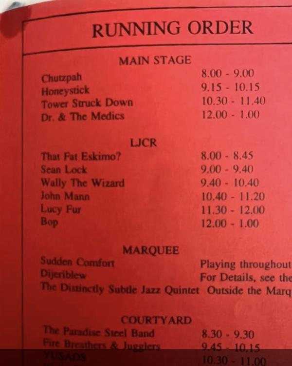 1994 York University Festival