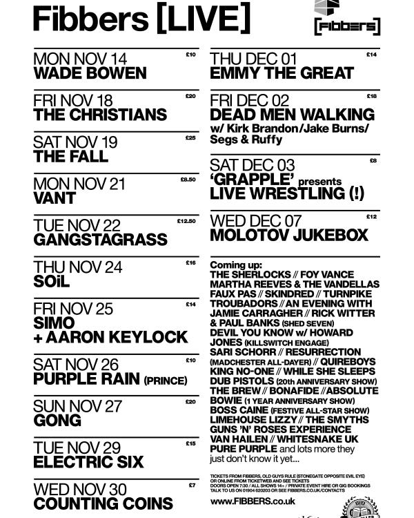 2016 November & December listings