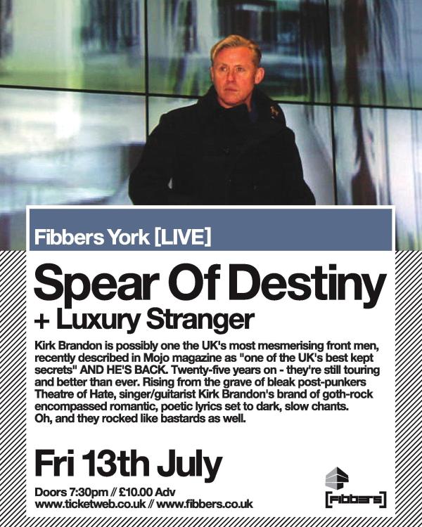 2012 Spear Of Destiny, Luxury Stranger