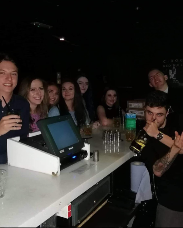 Oli, Jack, Aoife, Danni, Conor, Jake, Evan, Lauren