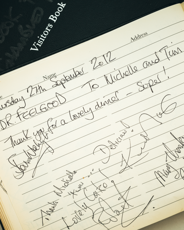 2012 Dr Feelgood fed by Michelle when we lived on The Shambles