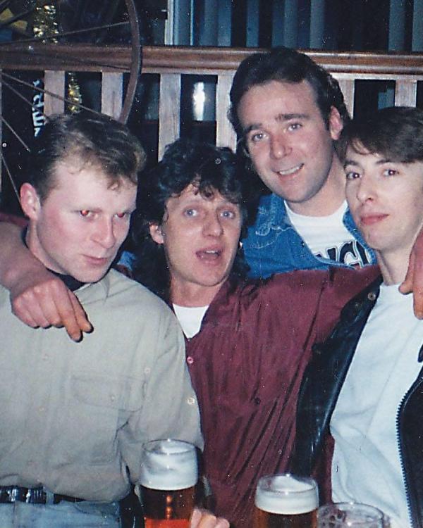 1992 Rob, Phil, Graeme (Fibber Fox), Fab Nige