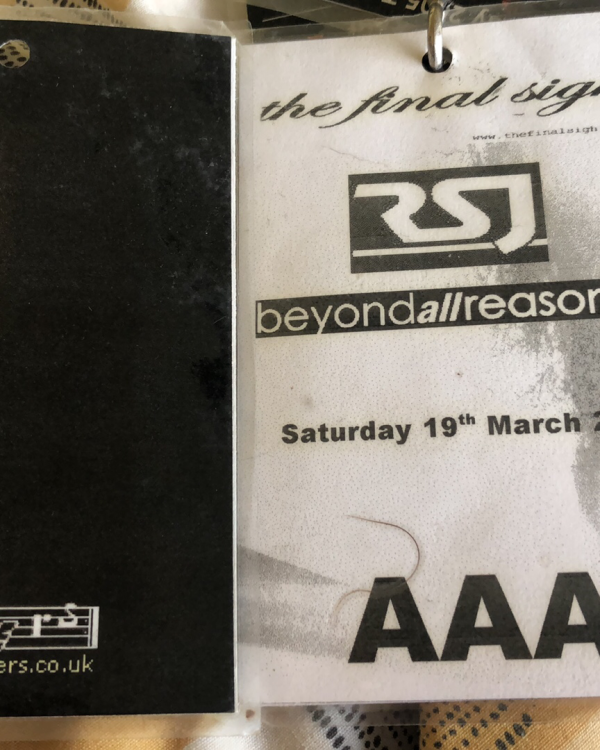 2005 The Final Sigh, RSJ, Beyond All Reason