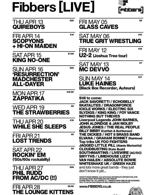 2017 April & May listings