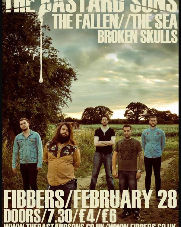 2014 The Bastard Sons, theFALLEN, The Sea, Broken Skulls