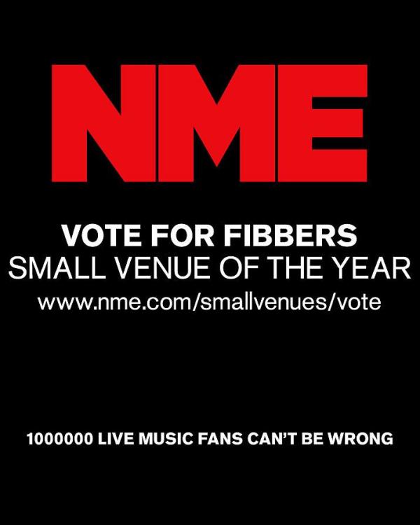 NME Small Venue Of The Year '1000000 Live Music Fans Can't Be Wrong'