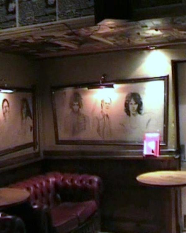 The Snug, hand-drawn art by Bob Jackson