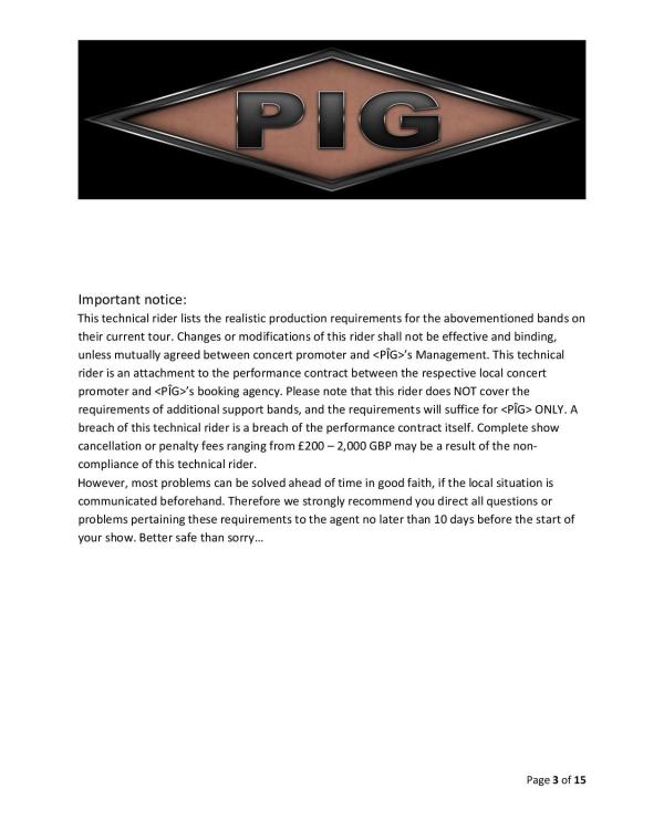2017 Pig tech spec page 1 of 9 (support band)