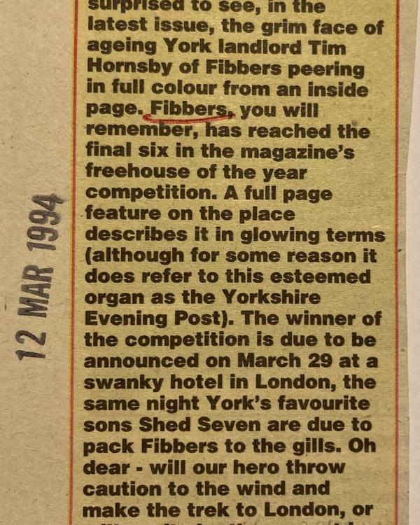 1994 Tim 'grim and ageing' article (!)