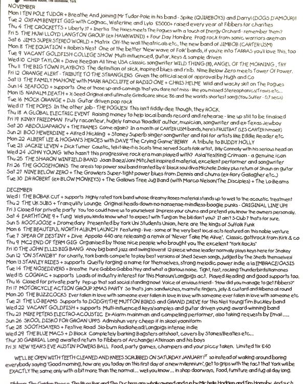 1999 November/December 'Imagine The People In Your Life As Babies or 100 Years Old' listings