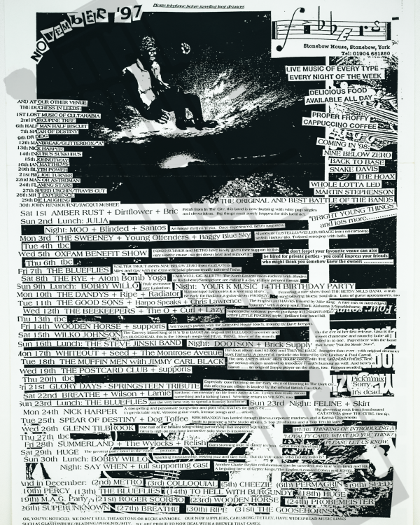 1997 November Sly Stone listings