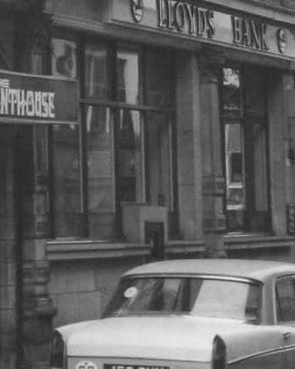 1969 Scarborough Penthouse front door (the inspiration for Fibbers)
