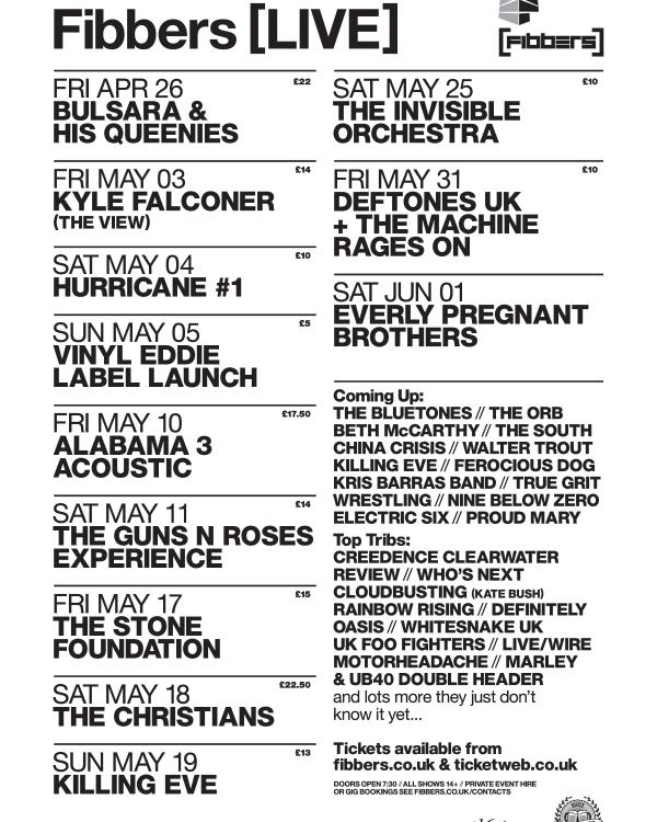 2019 April, May & June listings