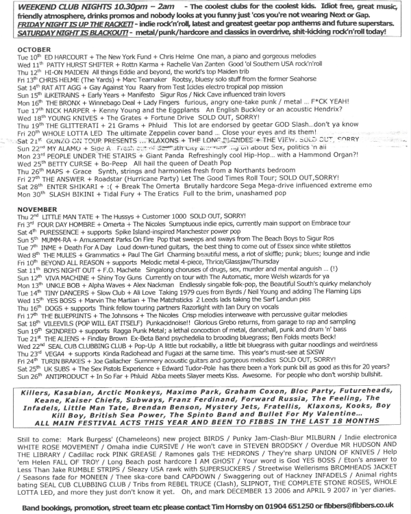 2006 November 'Edison And Westinghouse In Silk Brocade Ate Oysters Rockefeller With French Champagne' listings