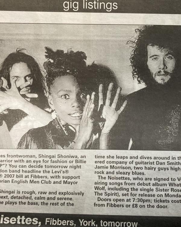 2007 Noisettes review