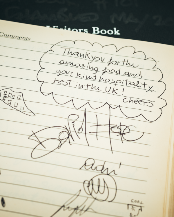 2013 "Best Hospitality In The World" fed by Michelle when we lived on The Shambles