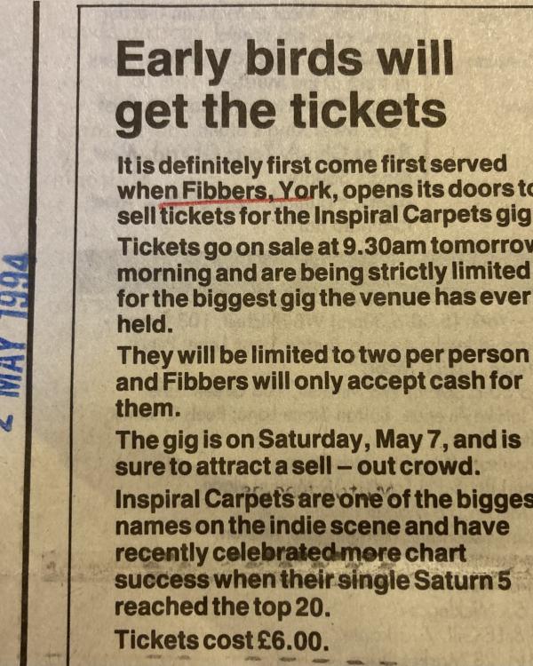 1994 Inspiral Carpets preview