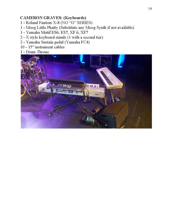 2018 Stanley Clarke (extracts from a nineteen page document)