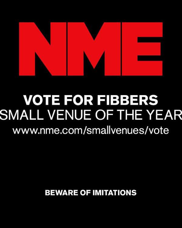 NME Small Venue Of The Year 'Beware Of Imitations'