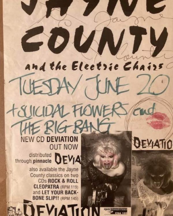 1994 Jayne County & The Electric Chairs, Suicide Flowers, The Big Bang
