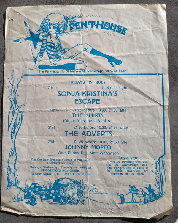 1980 Scarborough Penthouse (the inspiration for Fibbers)