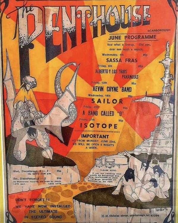 1974 Scarborough Penhouse (the inspiration for Fibbers)