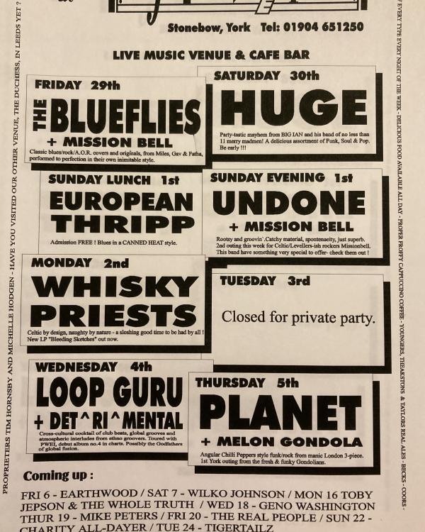 1995 October & November listings