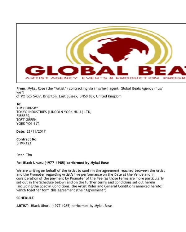 2017 Black Uhuru by Mikal Rose