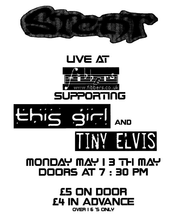 2002 This Girl, Tiny Elvis, Stent