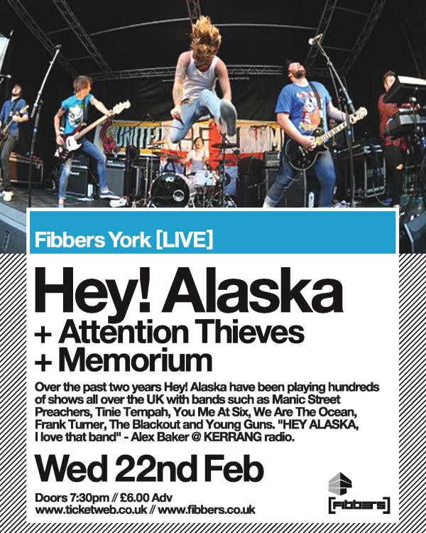 2012 Hey! Alaska, Attention Thieves, Memorium