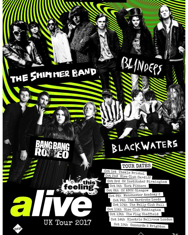 2017 The Shimmer Band, Blinders, Band Bang Romeo, Blackwaters