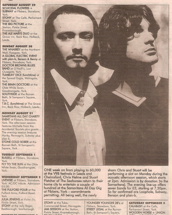 1998 August weekly preview