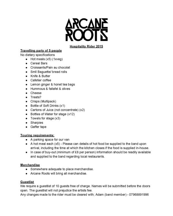 2015 Arcane Roots