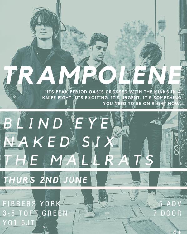 2016 Trampolene, Blind Eye, Naked Six, The Mallrats