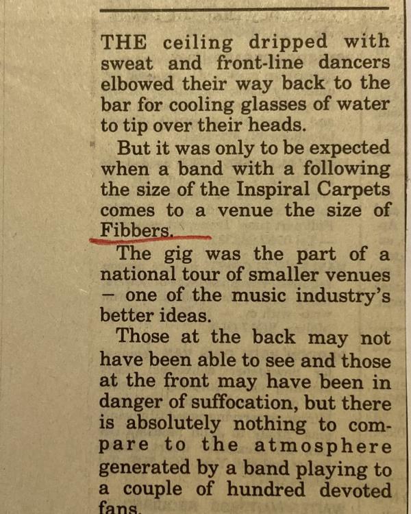 1994 Inspiral Carpets review