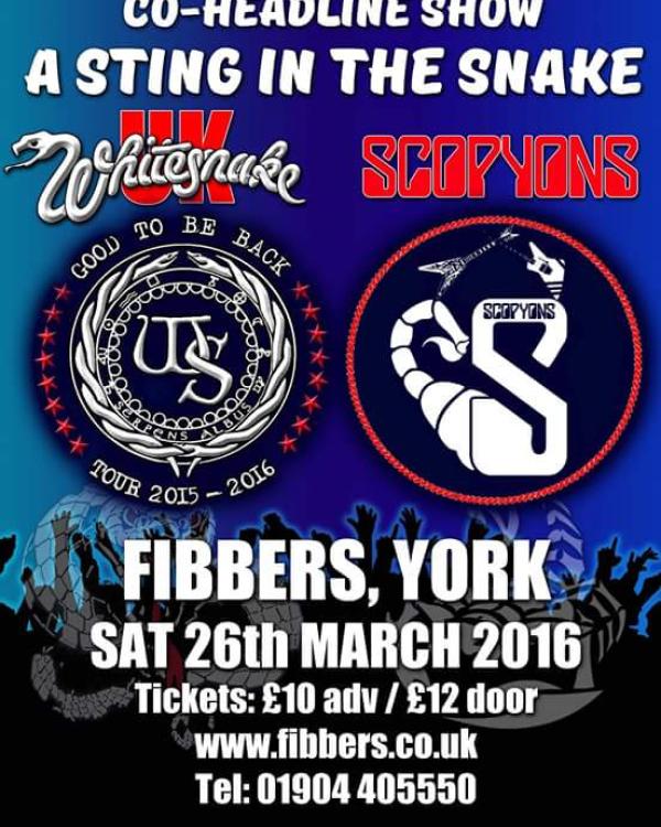 2016 Scopyons, Whitesnake UK