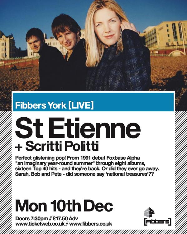 2012 St Etienne, Scritti Politti