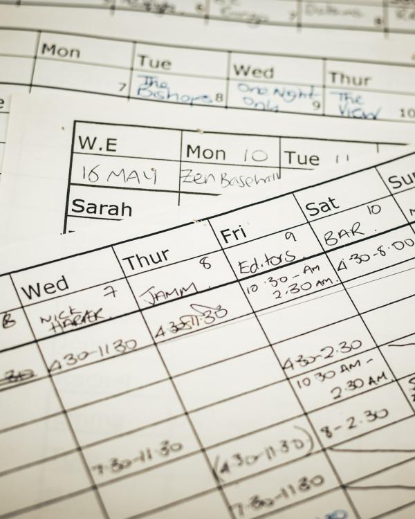 2005 December staff rotas