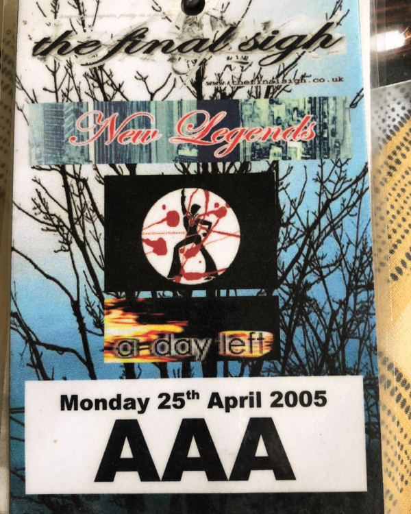 2005 The Final Sigh, New Legends, A Day Left