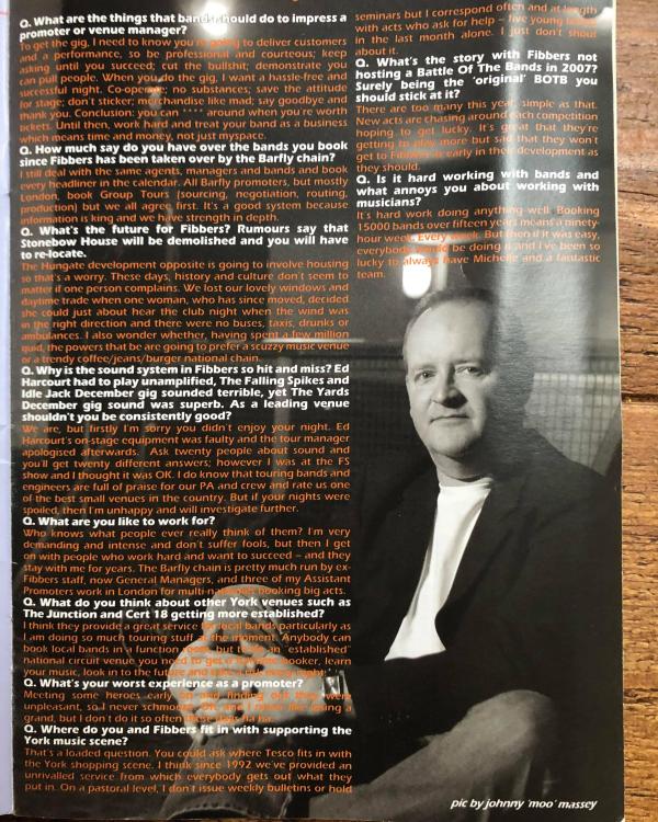 2007 Interview with Tim